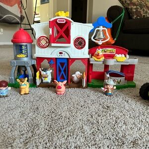 Fisher-Price Red and Blue Farm Playset